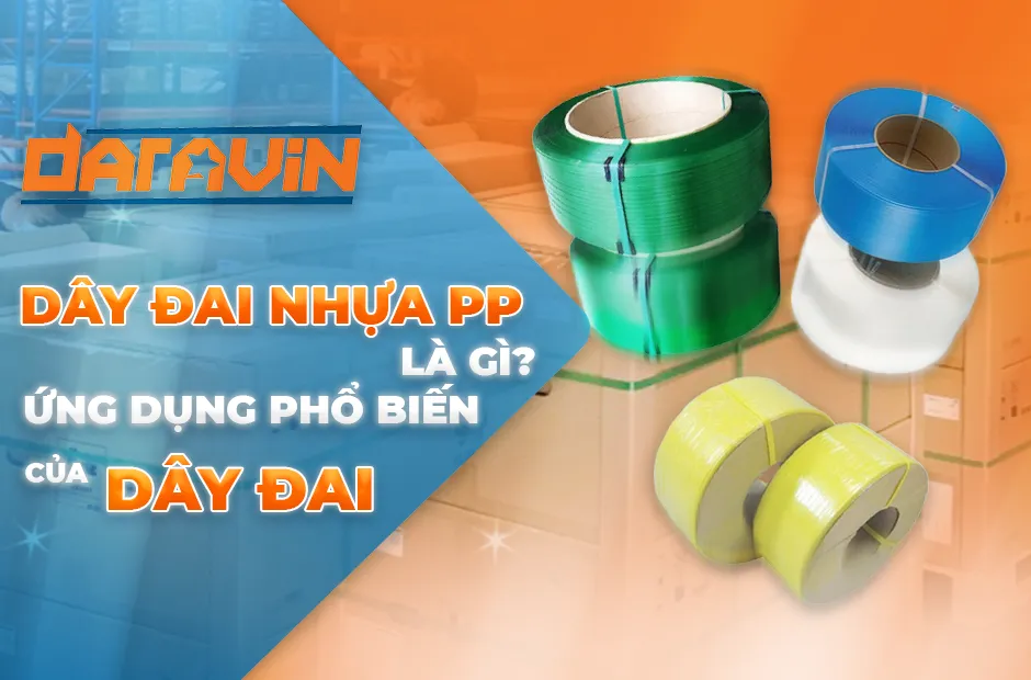Dây đai nhựa PP là gì? Đặc điểm và ứng dụng của dây đai